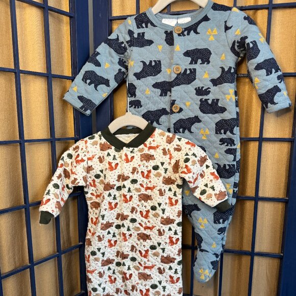 Chick Pea and Koala Baby Sleepers – Set of 2 (3–6 Months) - Picture 2 of 6